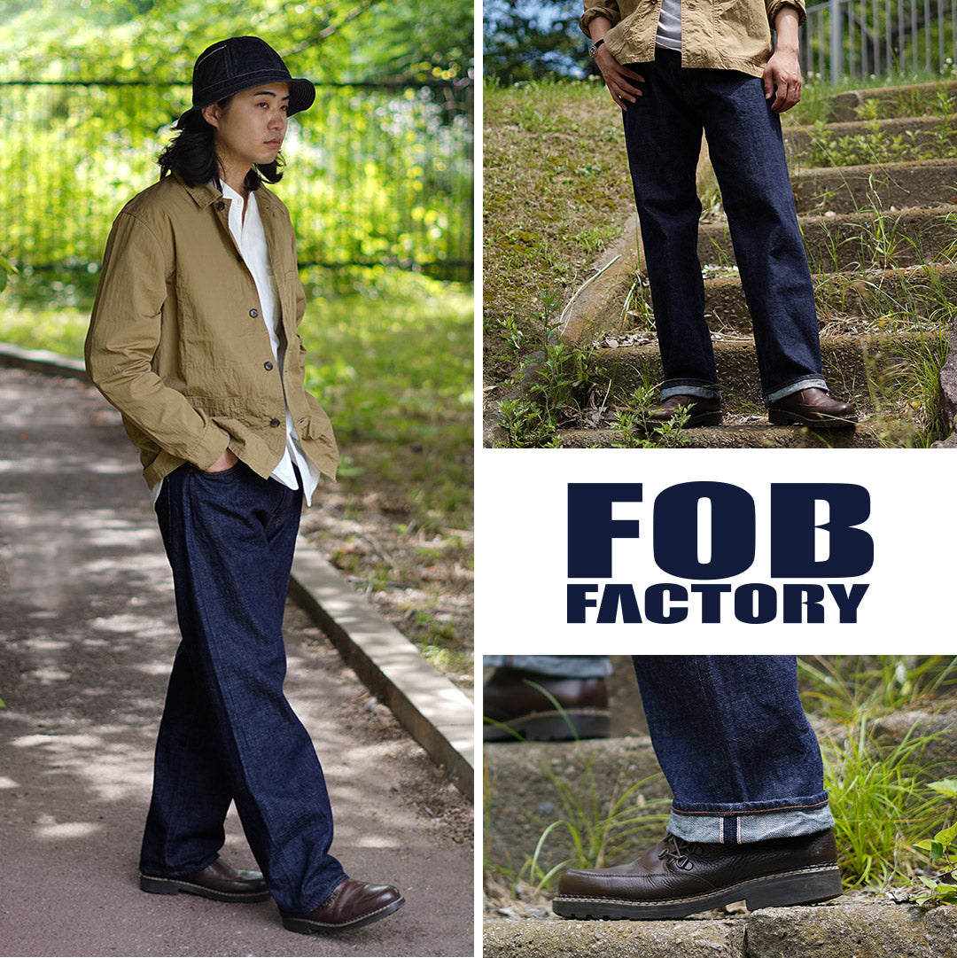 FOB Factory / F1147 Pantalon de Denim large 5P