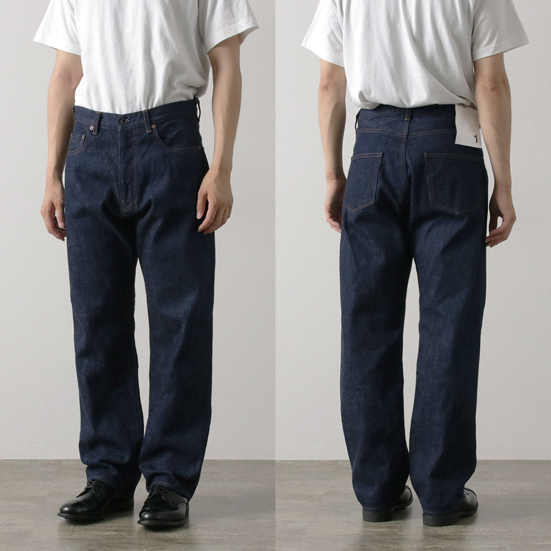 FOB FACTORY / F1147 Wide denim 5P pants