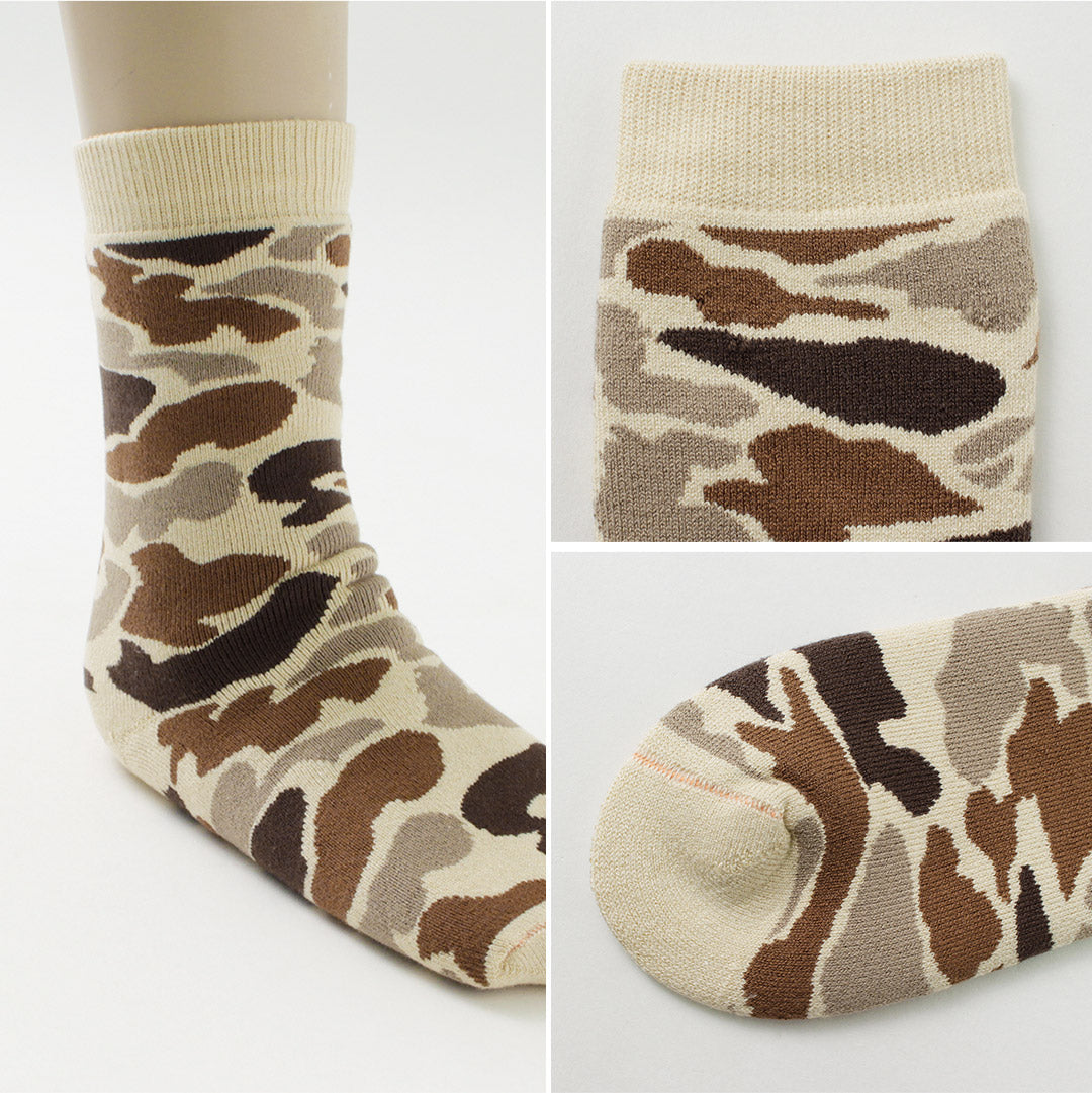 ROTOTO / R1339 Chaussettes Pile Camo Crew