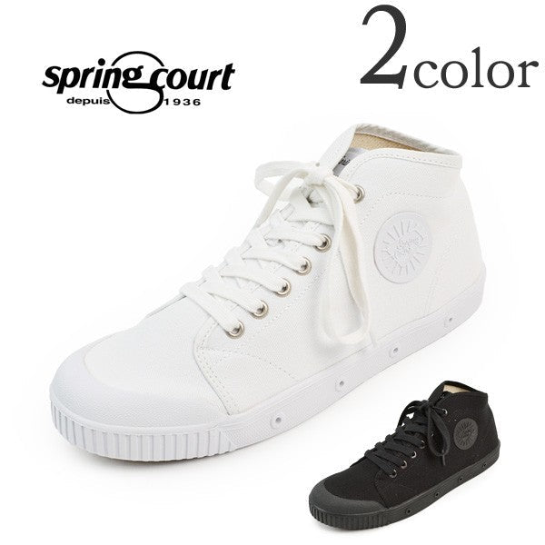 SPRING COURT / B2 Mid Cut Canvas Sneakers