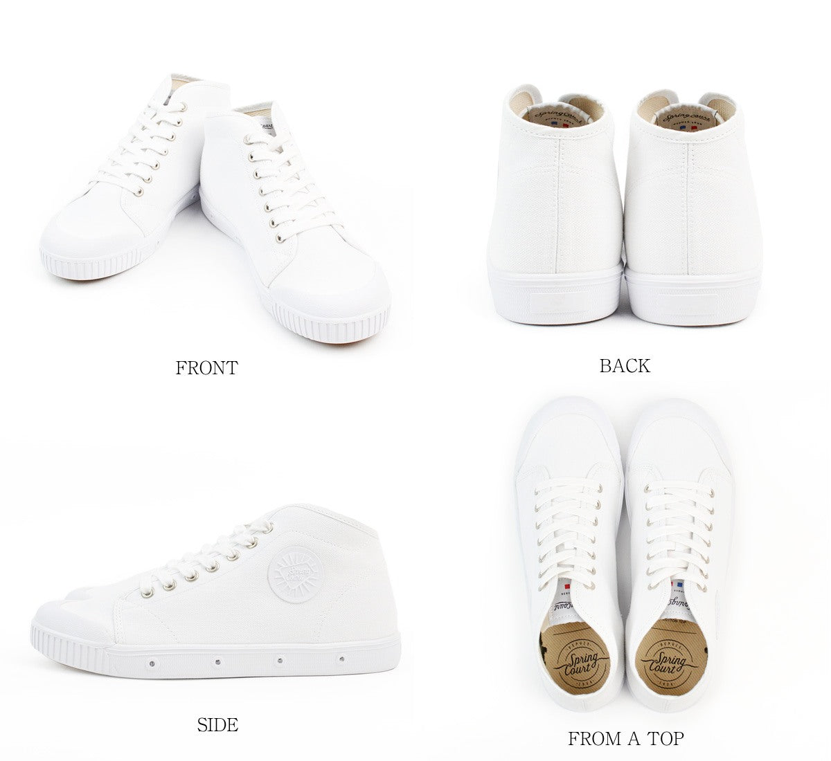 SPRING COURT / B2 Mid Cut Canvas Sneakers