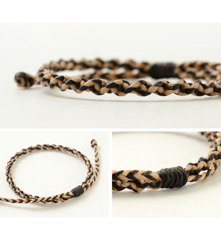 PHADUA / Bracelet Wax cord 2-tone