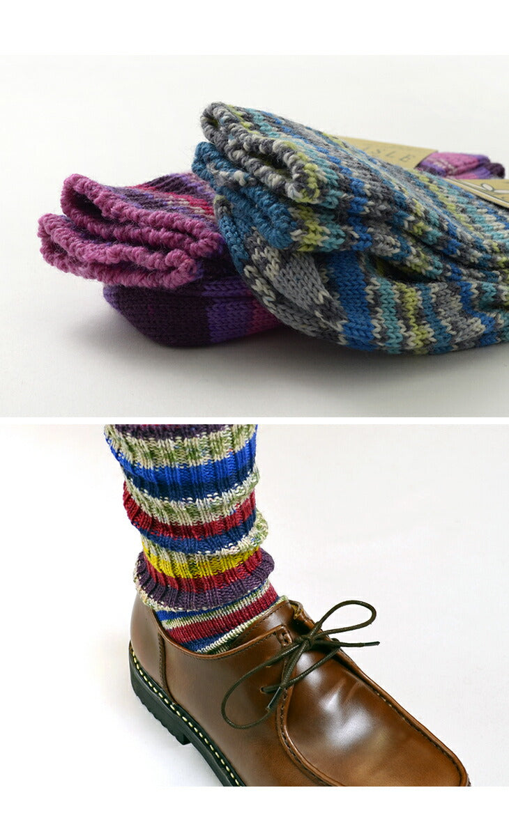 Grange Craft / Fair Isle Wool Socks