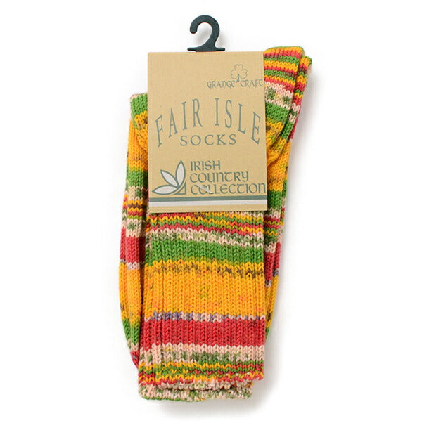 GRANGE CRAFT / Fair Isle Wool Socks