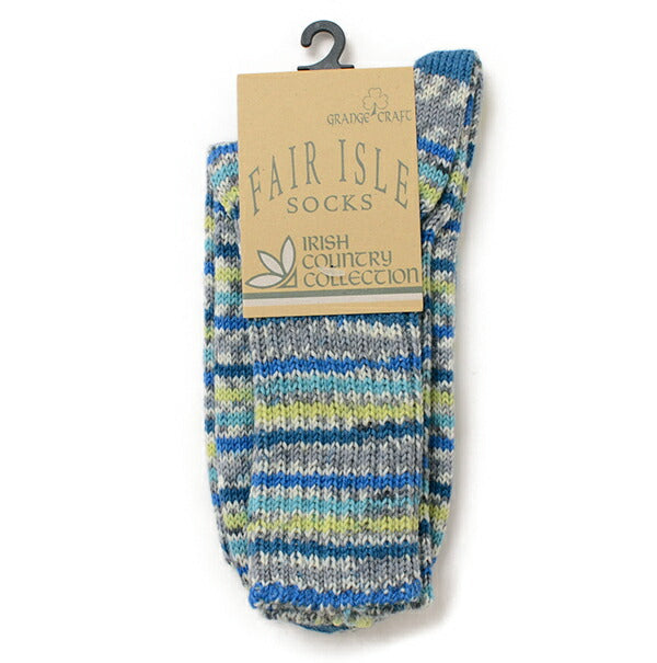 GRANGE CRAFT / Fair Isle Wool Socks