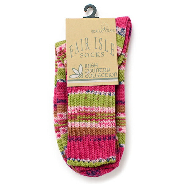 GRANGE CRAFT / Fair Isle Wool Socks