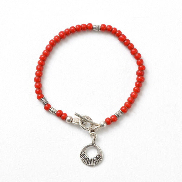 PHADUA / White Heart Bead Bracelet