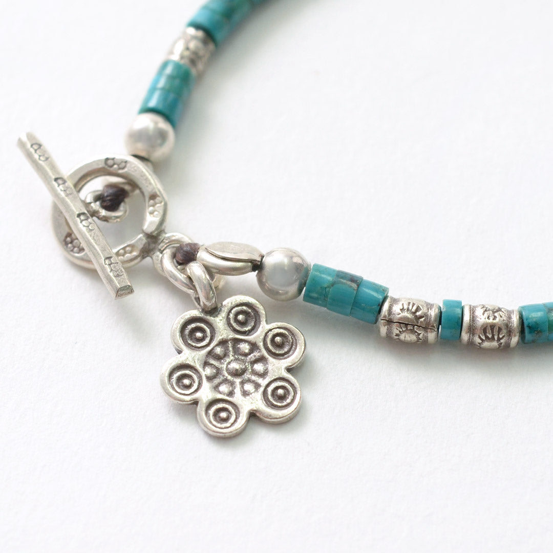 PHADUA / Turquoise Bead Bracelet