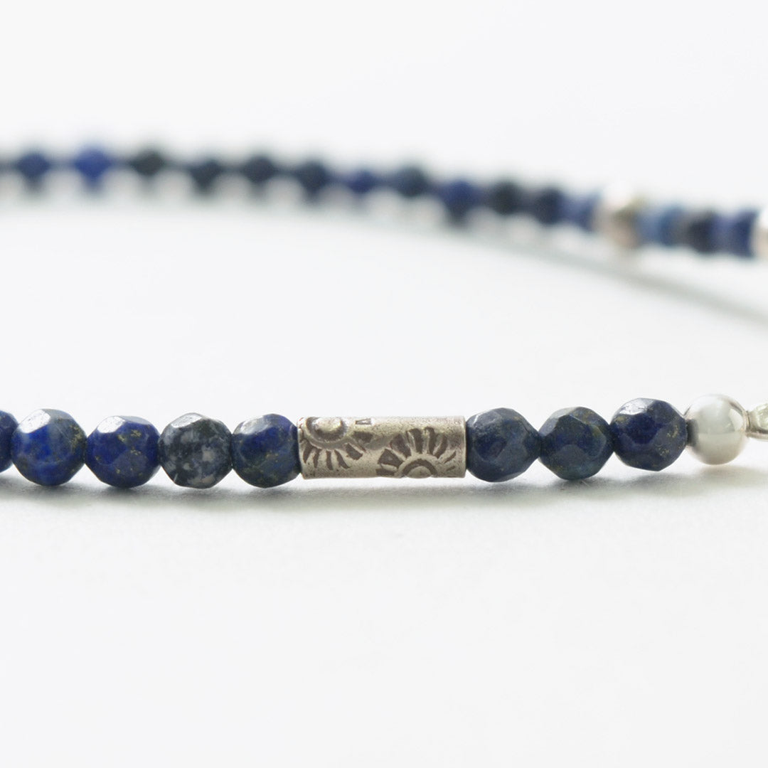 Bracelet de perle coupé Phadua / Lapis (3 mm)