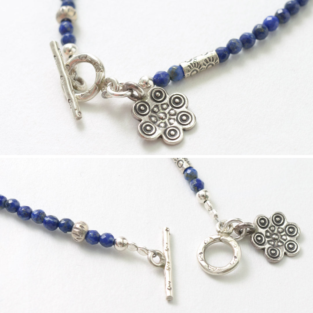 Bracelet de perle coupé Phadua / Lapis (3 mm)