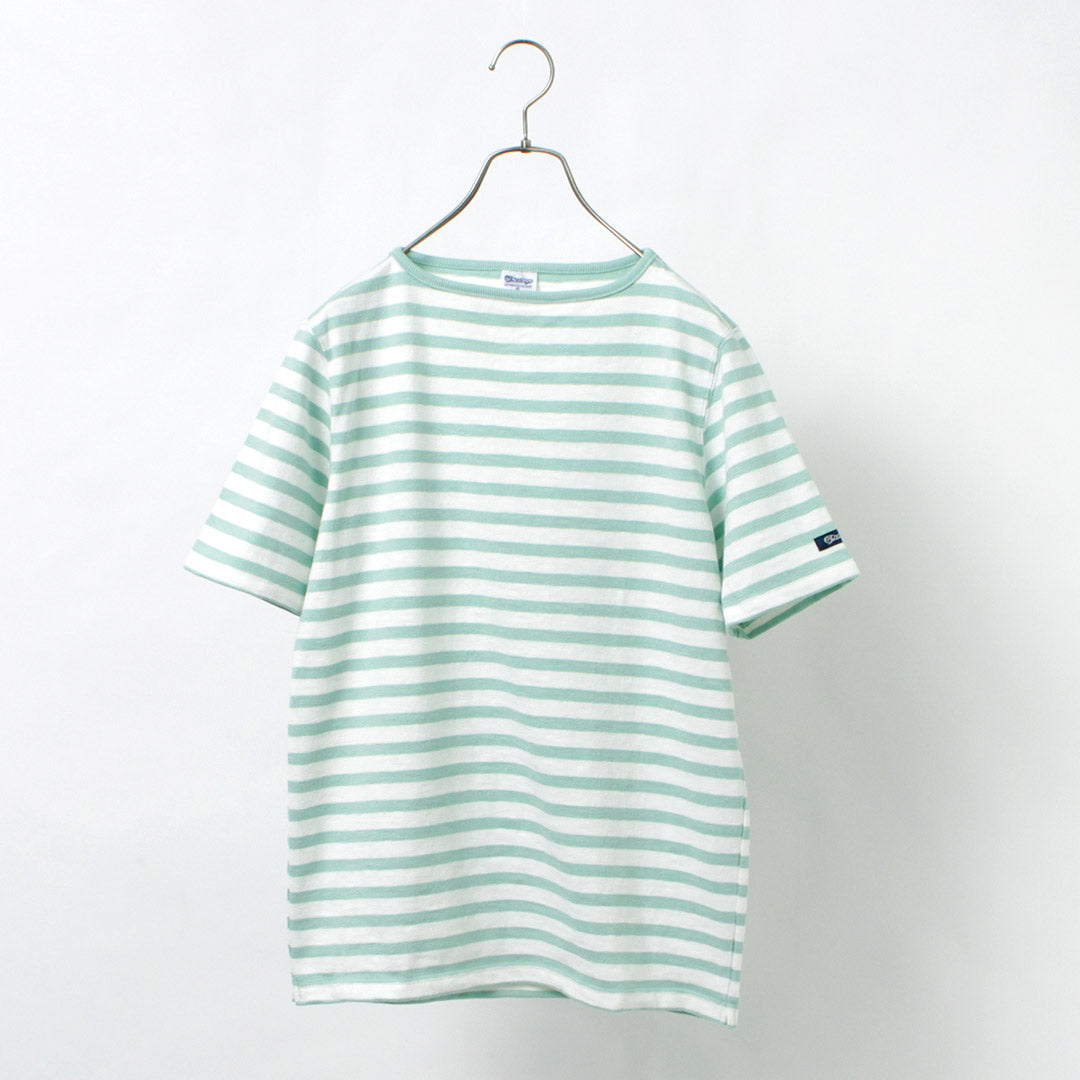 TIEASY / HDCS Boatneck Short Sleeve Striped Basque Shirt