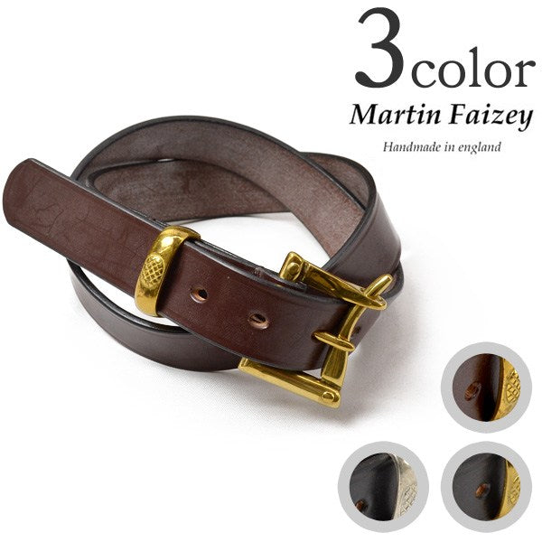 MARTIN FAIZEY / 1.25 inch (30mm) quick release leather belt