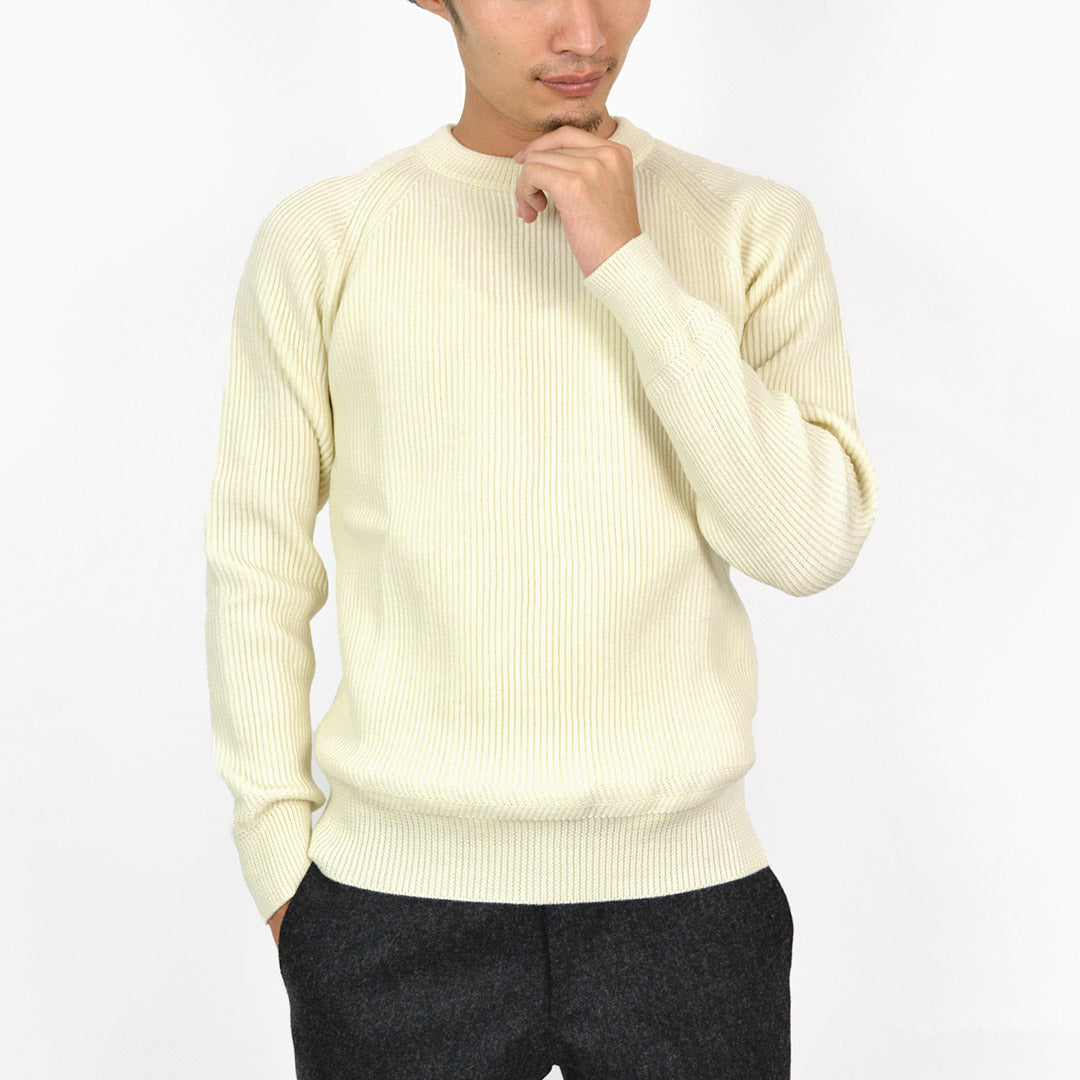 VINCENT ET MIREILLE / 8 gauge ribbed Crewneck Sweater