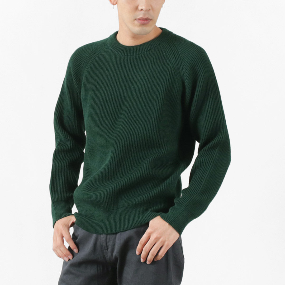 VINCENT ET MIREILLE / 8 gauge ribbed Crewneck Sweater