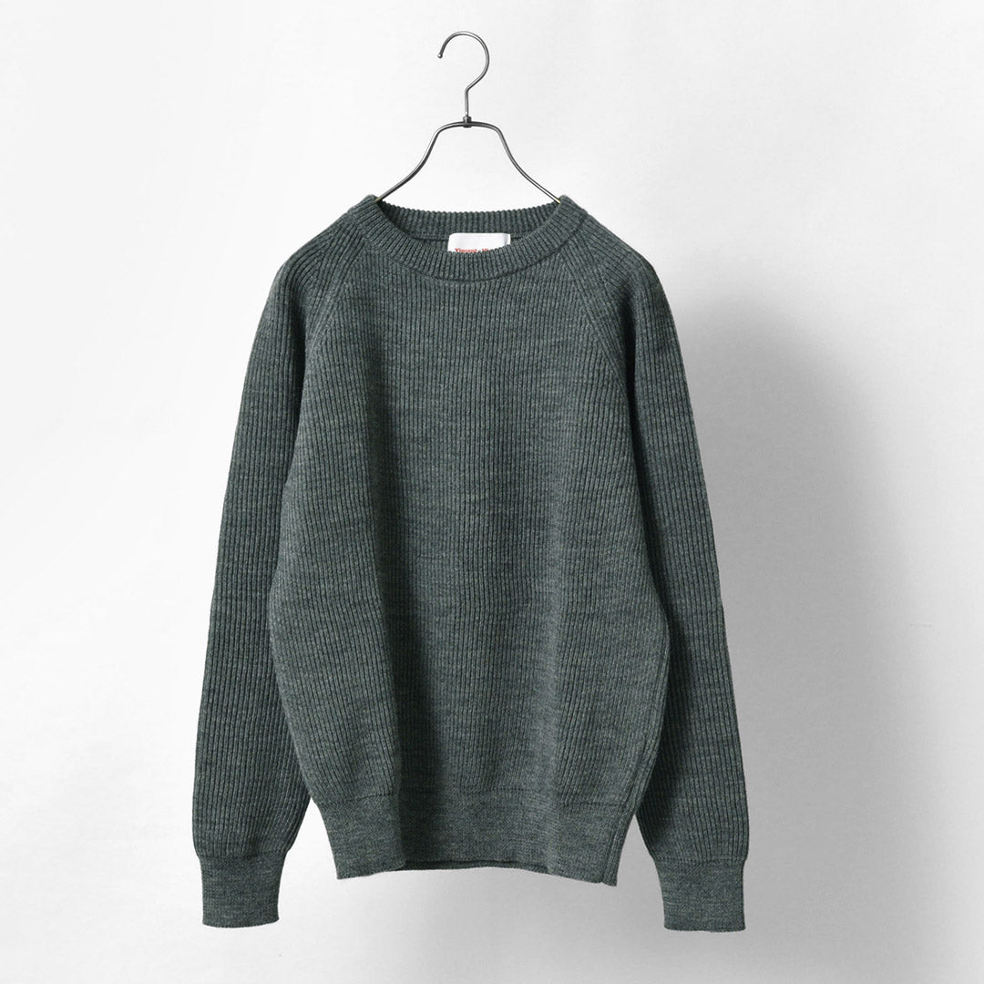 VINCENT ET MIREILLE / 8 gauge ribbed Crewneck Sweater