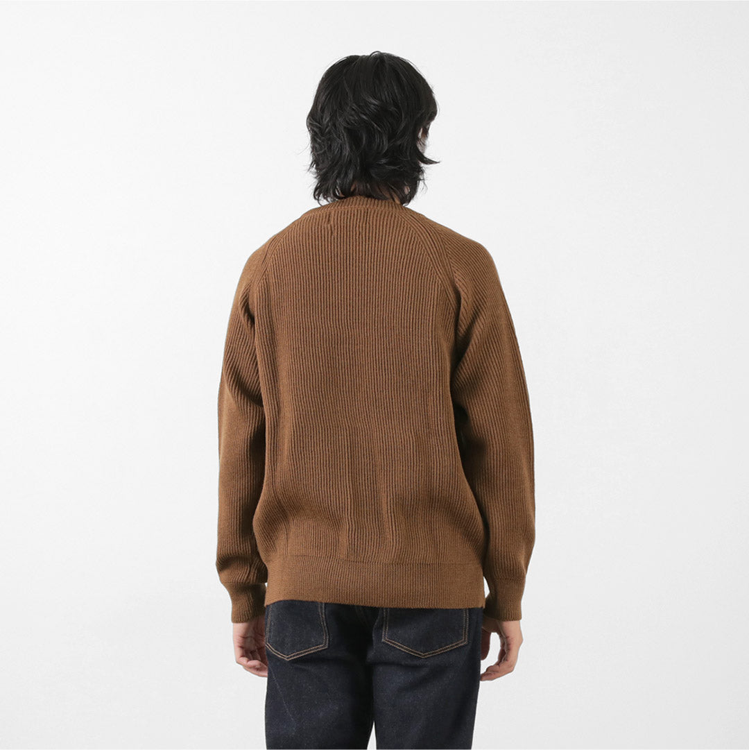 VINCENT ET MIREILLE / 8 gauge ribbed Crewneck Sweater