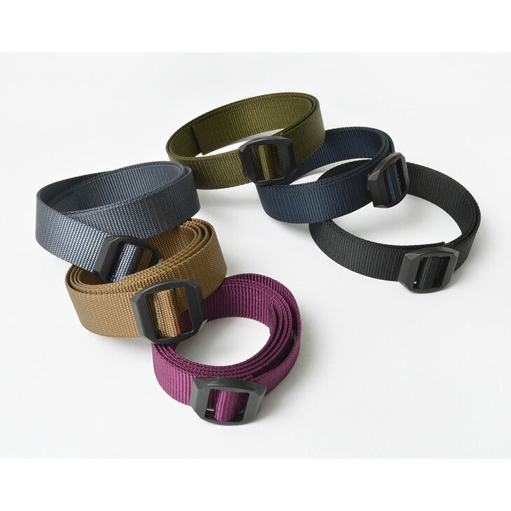 BISON / Webbing Belt 30mm Plain Nylon Belt