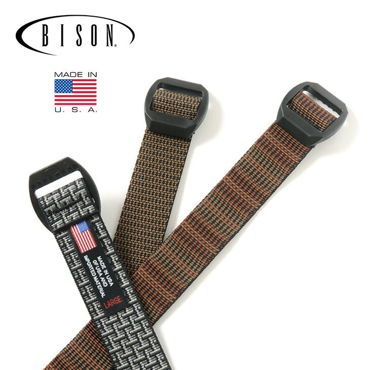 BISON DESIGNS / Webbing Belt 30mm Patterned Nylon Belt