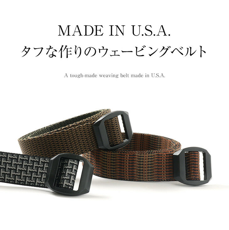 BISON DESIGNS / Webbing Belt 30mm Patterned Nylon Belt