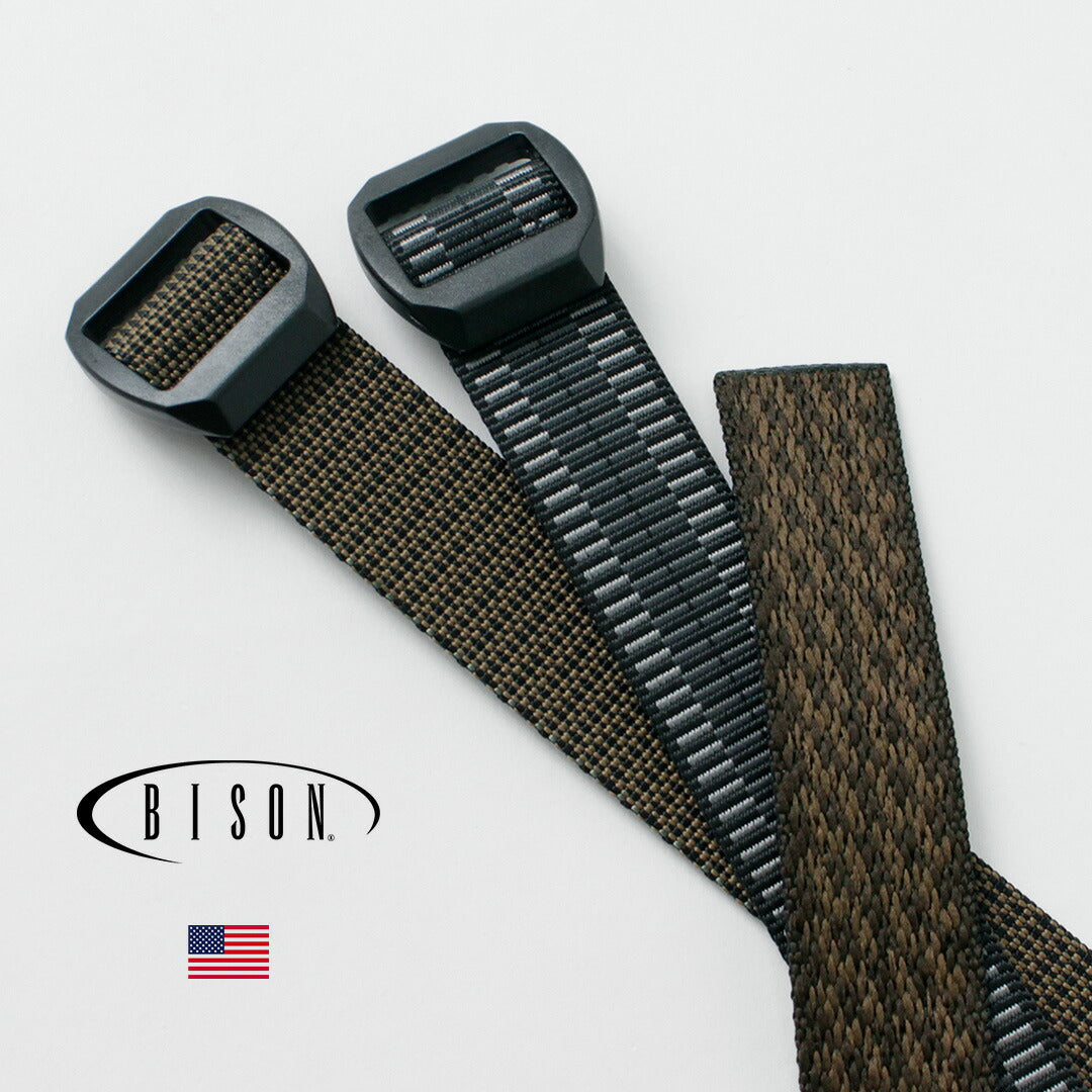 BISON DESIGNS /  30mm Patterned Nylon Webbing Belt