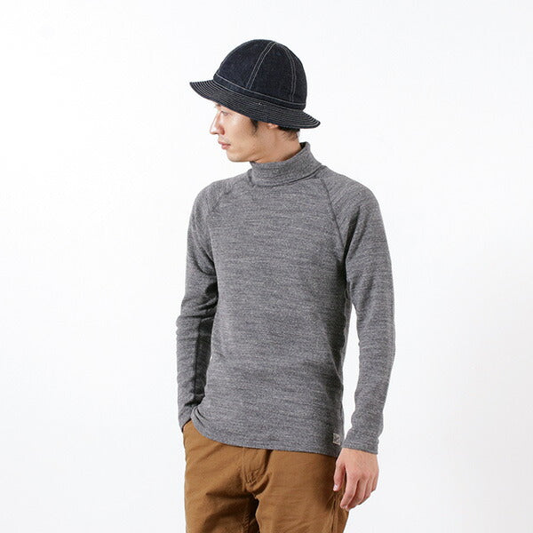 KEPANI / Raffy Stretch Fleece Turtleneck Long Sleeve Tee