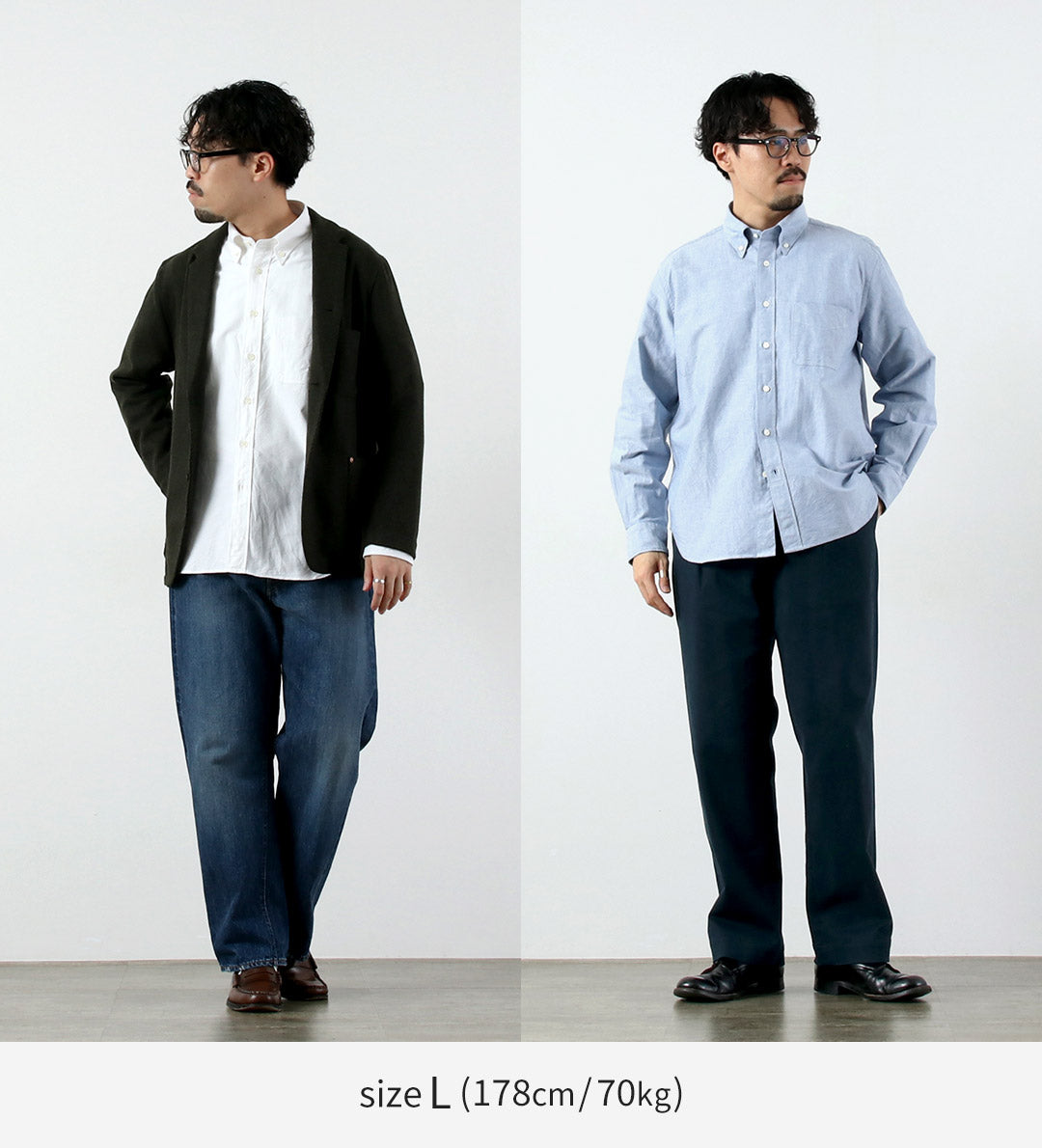 ROCOCO / 美国牛津经典系扣衬衫