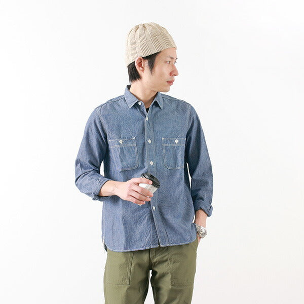 Fob Factory / F3378 Chambray Work Shirt