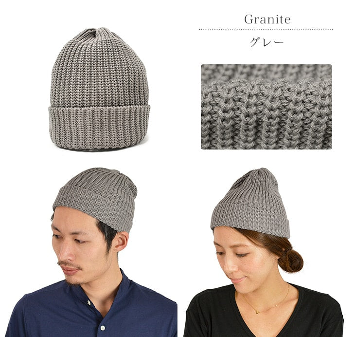 HIGHLAND 2000 / Short cotton knitted cap