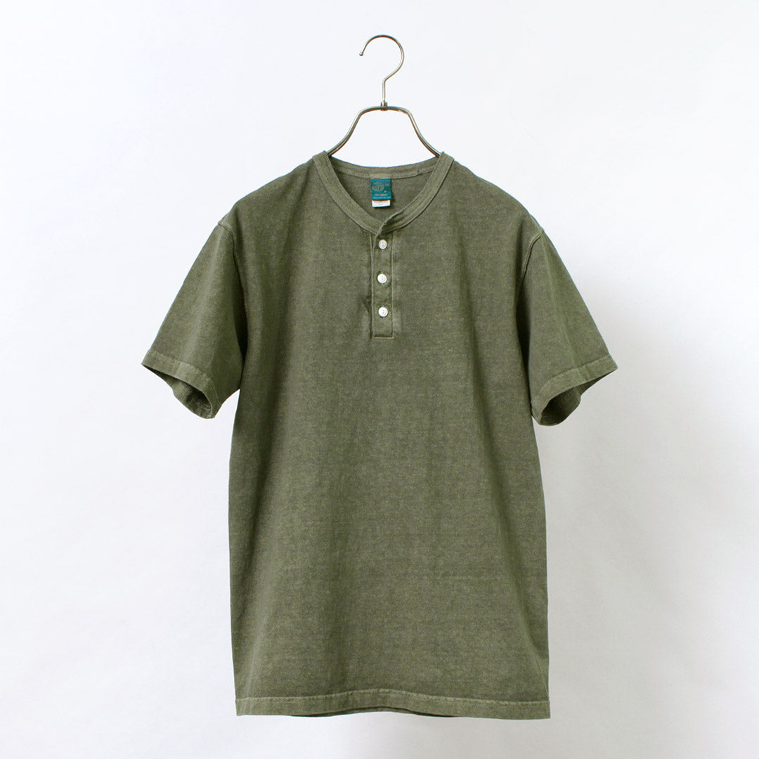 GOOD ON / Short sleeve henley neck T-shirt