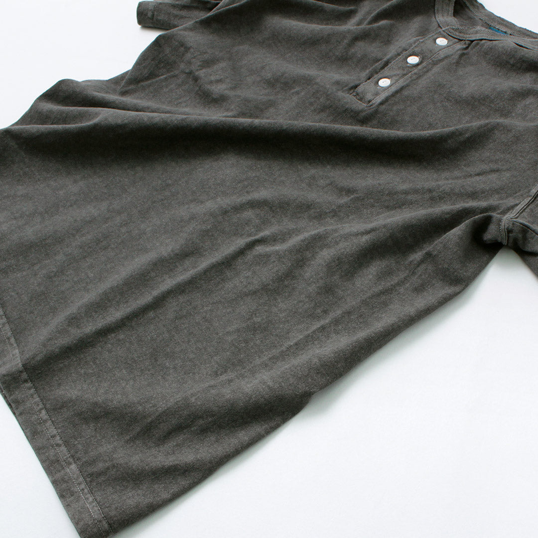 GOOD ON / Short sleeve henley neck T-shirt