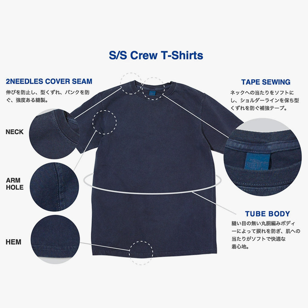 BUENA Camiseta de cuello Henley de manga corta / manga corta