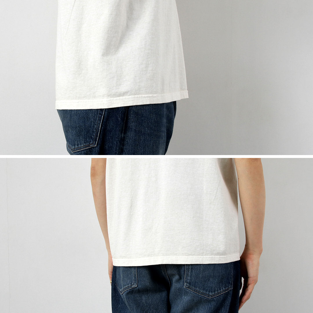 GOOD ON / 短袖亨利领T恤