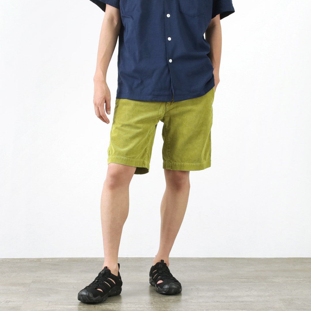 REMI RELIEF / Sulfured Corduroy Regular Shorts