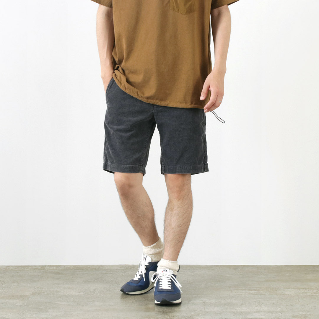 REMI RELIEF / Sulfured Corduroy Regular Shorts