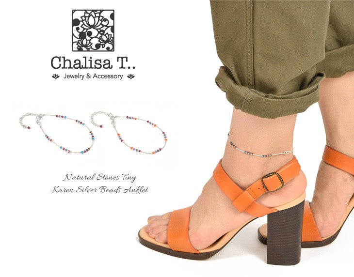 CHALISA T.. / Natural Stone Anklet