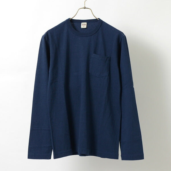 Granges / BR-1106 Jersey Crew Neck L / S Pocket T-shirt