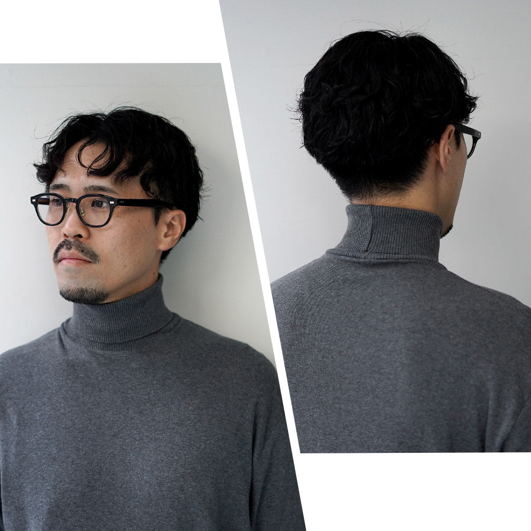 GICIPI / TIGRE 宽松针织和缝制高领衫