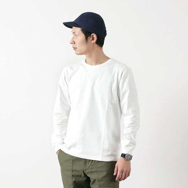 BARNS / COZUN Knit Vintage Long Sleeve Crew Neck T-Shirt