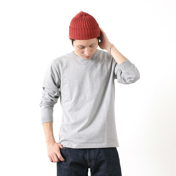 BARNS / COZUN Knit Vintage Long Sleeve Crew Neck T-Shirt