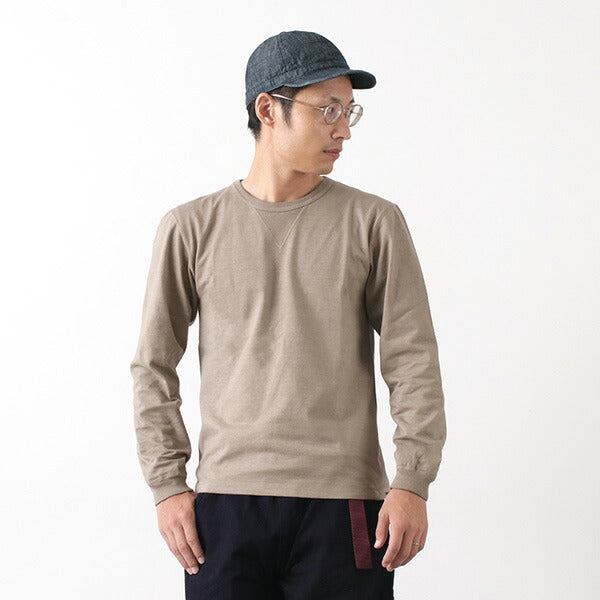 BARNS / COZUN Knit Vintage Long Sleeve Crew Neck T-Shirt