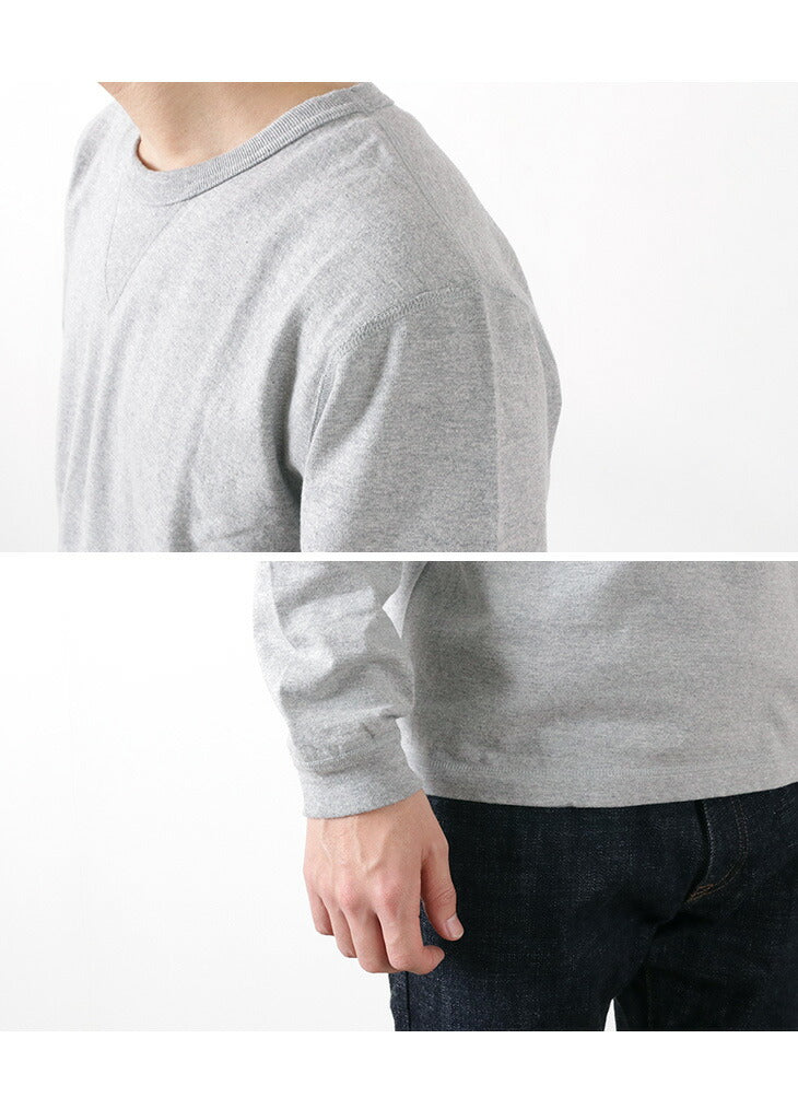 BARNS / COZUN Knit Vintage Long Sleeve Crew Neck T-Shirt