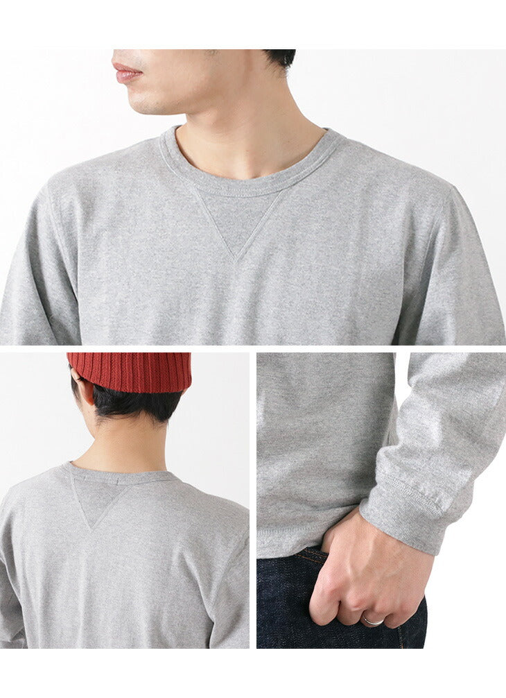 BARNS / COZUN Knit Vintage Long Sleeve Crew Neck T-Shirt