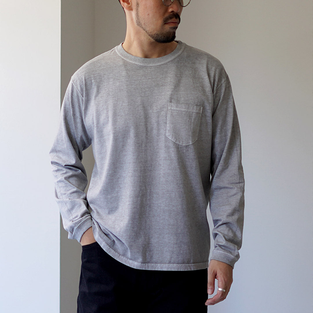 GOOD ON / Long Sleeve Pocket Crew T-Shirt