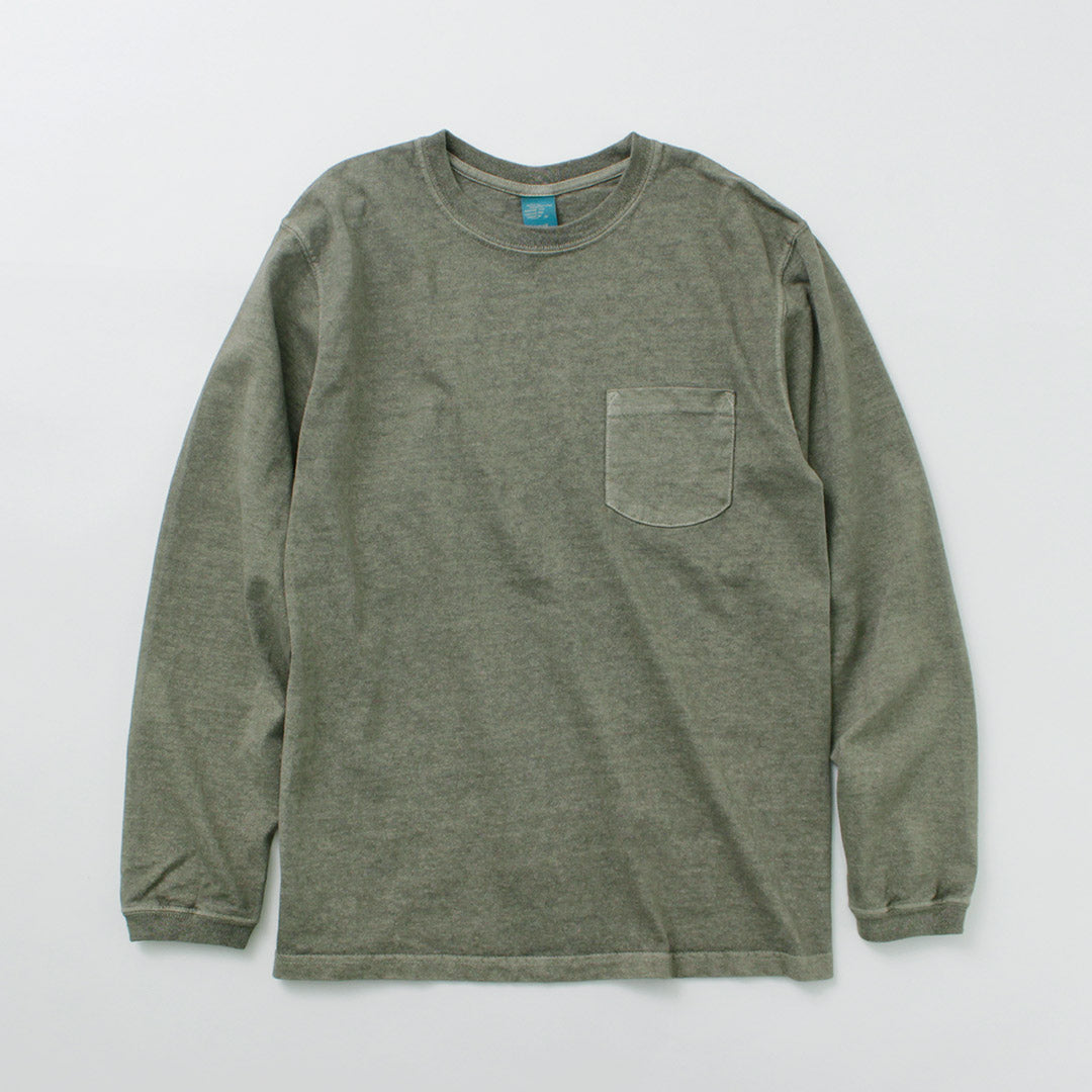 BARNS / Heavy Spun Milled Fabric Long Sleeve T-Shirt