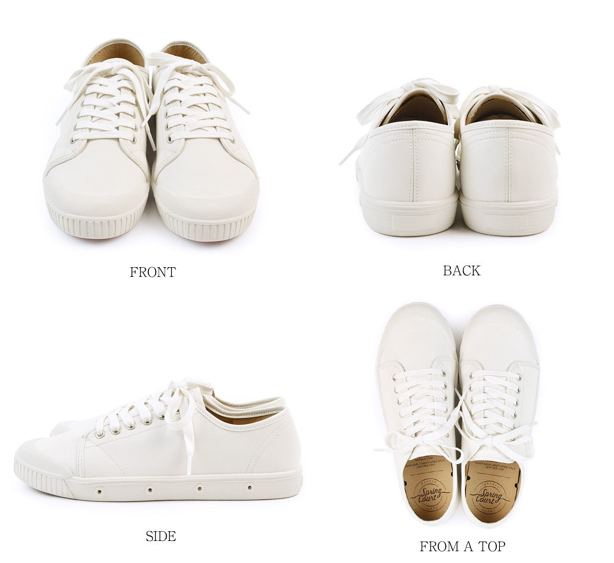 SPRING COURT / G2 Low Cut Leather Sneakers