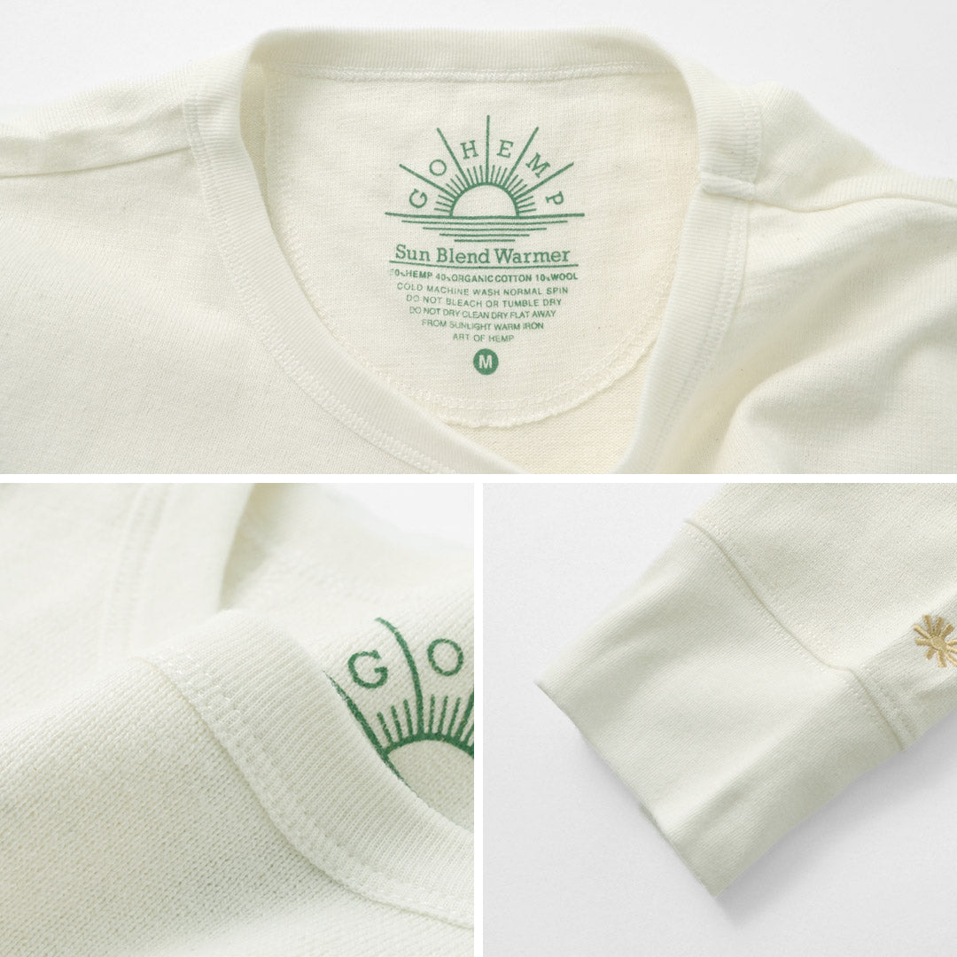 GOHEMP / SUN BLEND WARMER BASIC L/SL T-Shirt