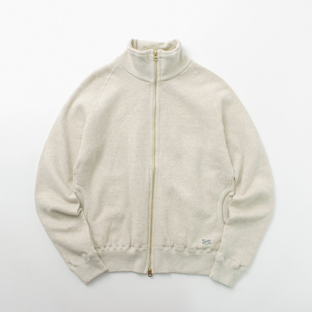 KEPANI / Great Smoky Raffy-Lined Stand-Neck Sweat Jacket