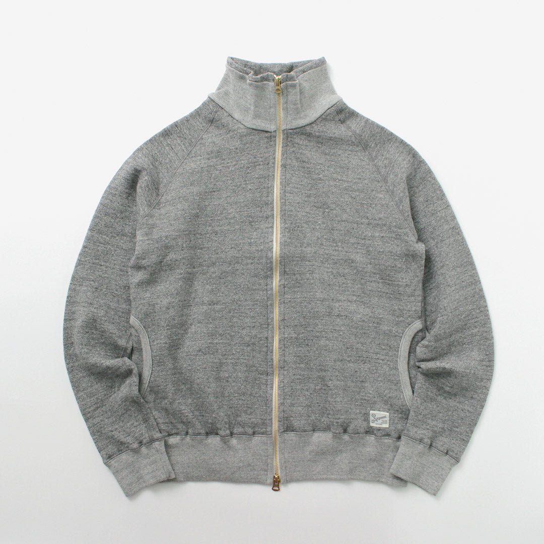 KEPANI / Great Smoky Raffy-Lined Stand-Neck Sweat Jacket
