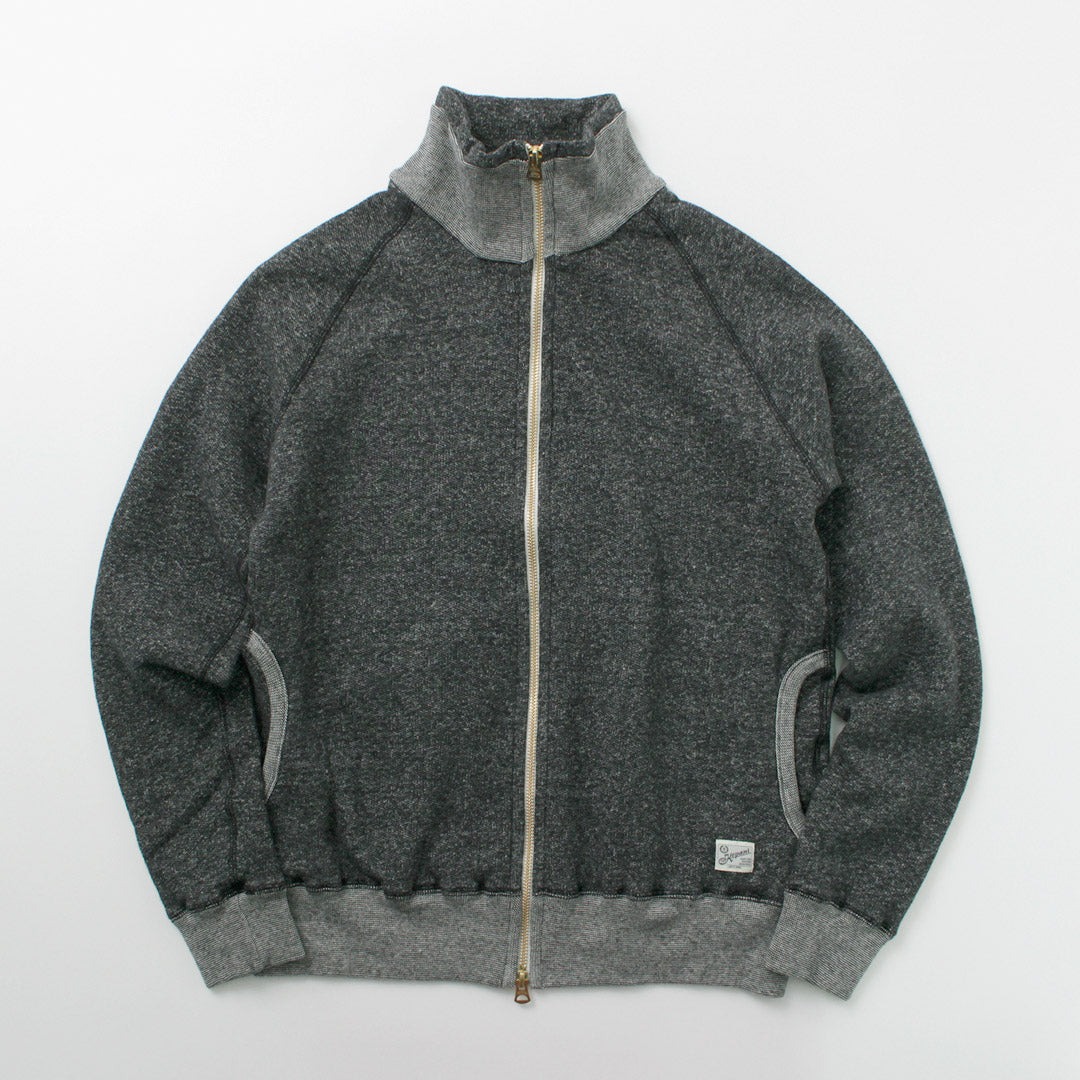 KEPANI / Great Smoky Raffy-Lined Stand-Neck Sweat Jacket