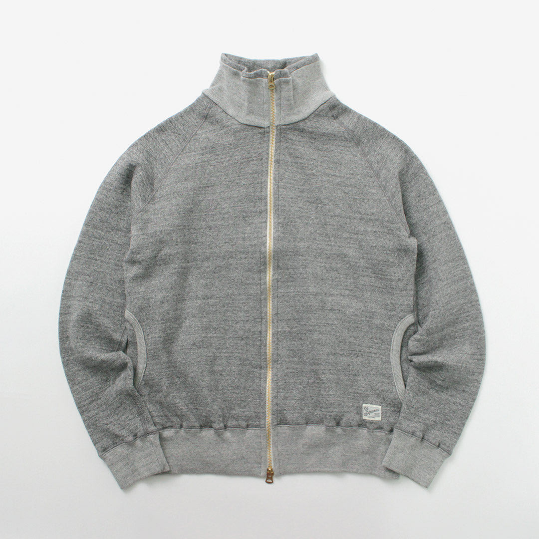 KEPANI / Great Smoky Raffy  brushed-lining stand neck sweatshirt jacket